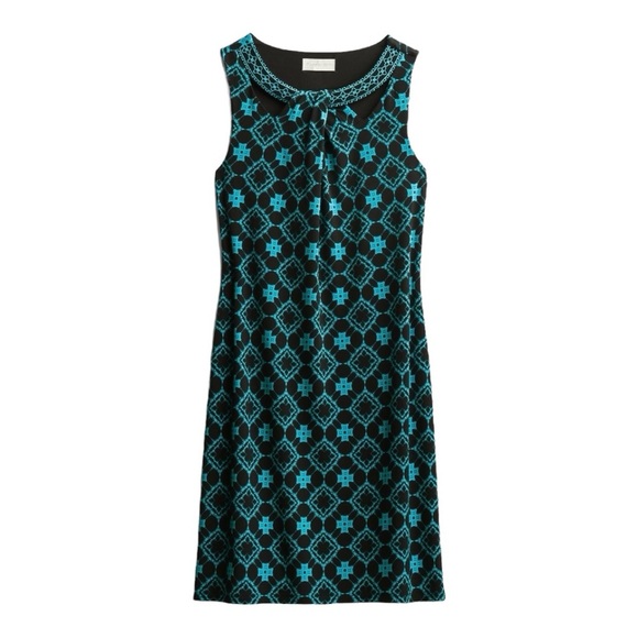 Magnolia Grace Dresses & Skirts - Little Black Dress with Pop of Color Sleeveless  Dress Size M Shift Sheath